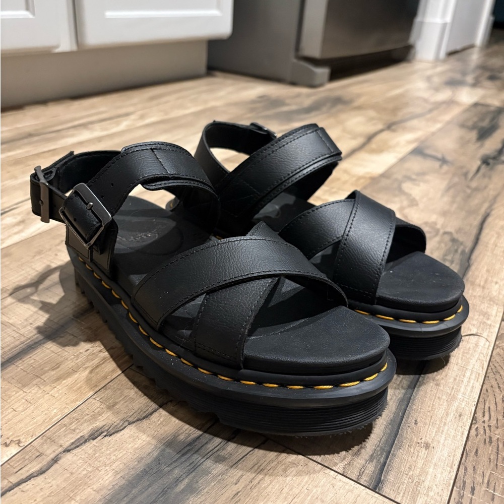 Dr. Martens Voss II Black Sandals